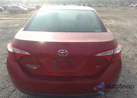2016 Toyota Corolla Le from USA, damaged, VIN 2T1BURHE5GC701618
